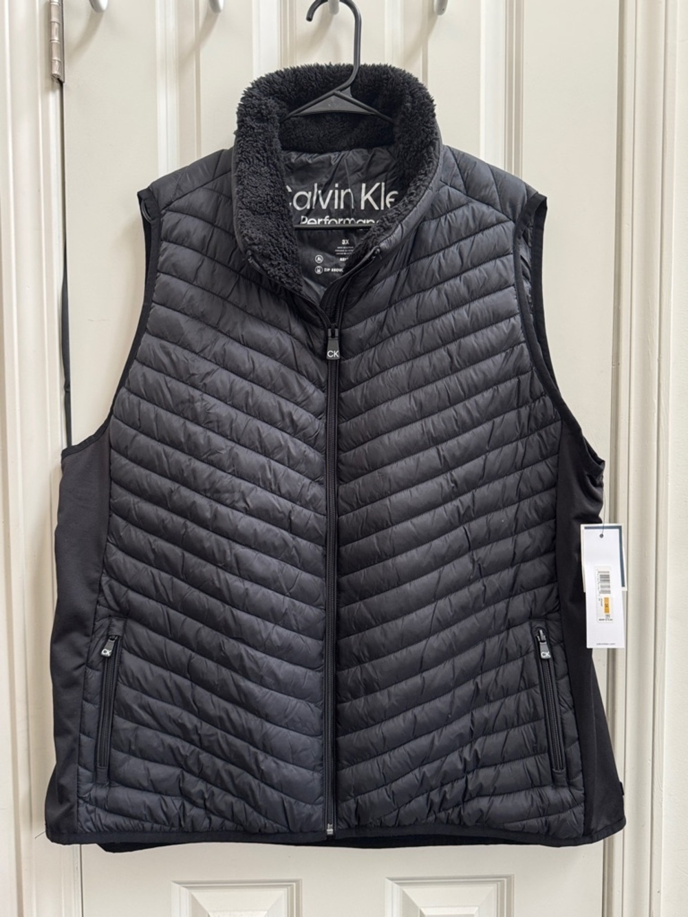 Calvin Klein Black Quilted Performance Vest